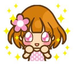 The girl who loves pink(no.2) sticker #7935334