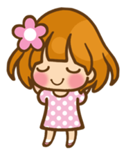 The girl who loves pink(no.2) sticker #7935335