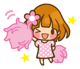 The girl who loves pink(no.2) sticker #7935338