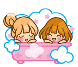 The girl who loves pink(no.2) sticker #7935339