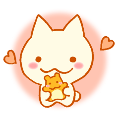 Fluffy cat & hamster