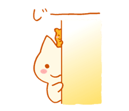 Fluffy cat & hamster sticker #7935978