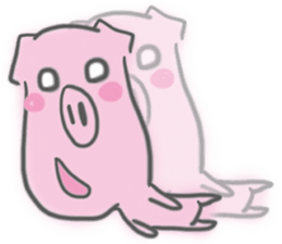 Pig-chan no Character sticker #7936343
