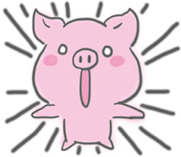 Pig-chan no Character sticker #7936344