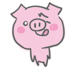 Pig-chan no Character sticker #7936346