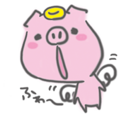 Pig-chan no Character sticker #7936348