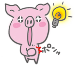 Pig-chan no Character sticker #7936350