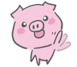 Pig-chan no Character sticker #7936352