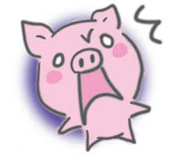 Pig-chan no Character sticker #7936355