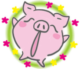 Pig-chan no Character sticker #7936358