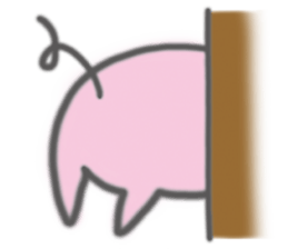 Pig-chan no Character sticker #7936363