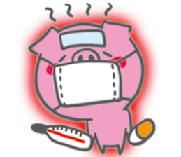 Pig-chan no Character sticker #7936367