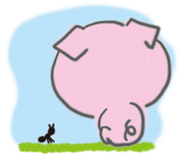 Pig-chan no Character sticker #7936369