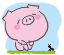 Pig-chan no Character sticker #7936370
