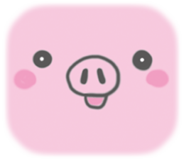 Pig-chan no Character sticker #7936373