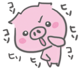 Pig-chan no Character sticker #7936374