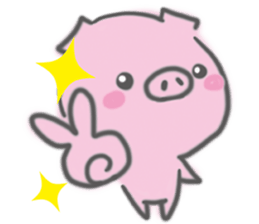 Pig-chan no Character sticker #7936376