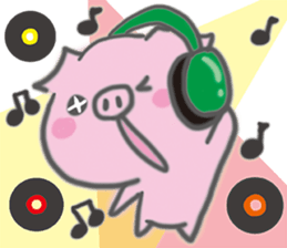 Pig-chan no Character sticker #7936379