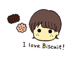 Biscuit boy sticker #7936308