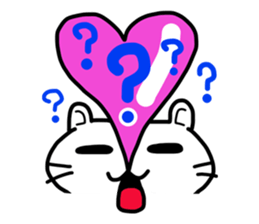 Heart Nose Cat2 sticker #7936917