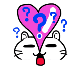 Heart Nose Cat2 sticker #7936917