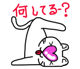 Heart Nose Cat2 sticker #7936923