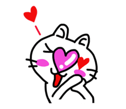 Heart Nose Cat2 sticker #7936932