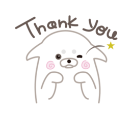 Shiro maro the dog sticker #7937350