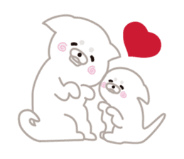 Shiro maro the dog sticker #7937354