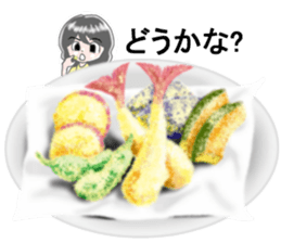 Today's recommended dish of the chef. sticker #7937694