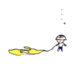 Mr.Shiratori and aliens sticker #7937776