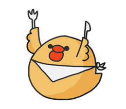 marui hiyoko sticker #7938430