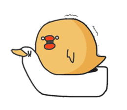 marui hiyoko sticker #7938440