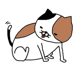 Mikeneko no mikeosan sticker #7938548