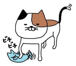 Mikeneko no mikeosan sticker #7938559