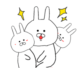 Chibi rabbit loose honorific sticker #7939611