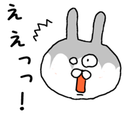 Chibi rabbit loose honorific sticker #7939614