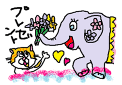 honobono michan sticker #7939633