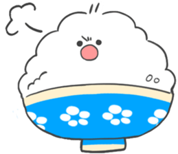 rice boy and plum kun sticker #7939948