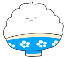 rice boy and plum kun sticker #7939949