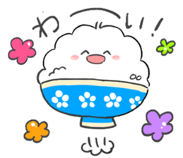 rice boy and plum kun sticker #7939972
