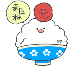 rice boy and plum kun sticker #7939979