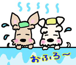 Cute Twins Terrier sticker #7940109