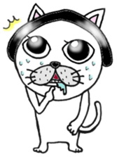 Cats are surprised. sticker #7940582