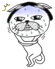 Cats are surprised. sticker #7940584