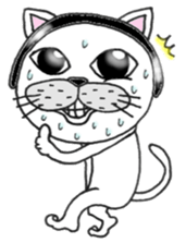 Cats are surprised. sticker #7940586