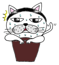 Cats are surprised. sticker #7940588