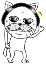 Cats are surprised. sticker #7940590