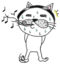 Cats are surprised. sticker #7940591