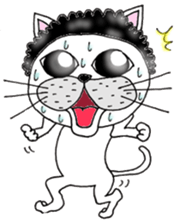 Cats are surprised. sticker #7940595